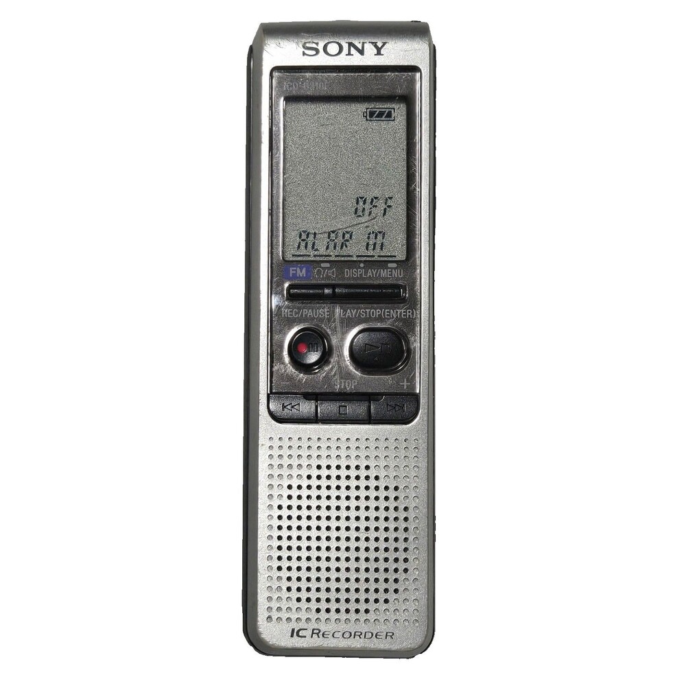 SONY Handheld Digital Voice Recorder ICD-B310F Mini FM Radio Tested Working Well